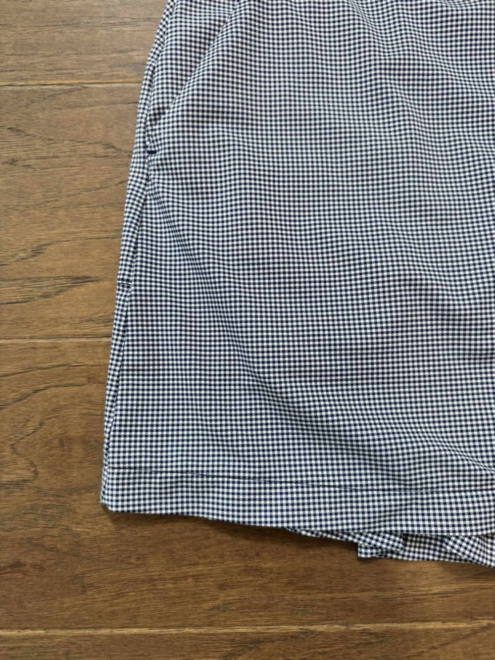 Greg Norman Golf Navy and White Gingham Check Women’s Skort Skirt - Picture 2 of 10